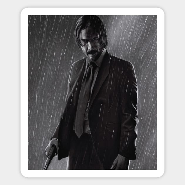 John Wick Magnet by cfischer83